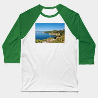 Potovosce Coast in Krk, Croatia Baseball T-Shirt